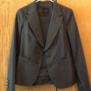 The Limited Dark Brown Suit Jacket and Pants